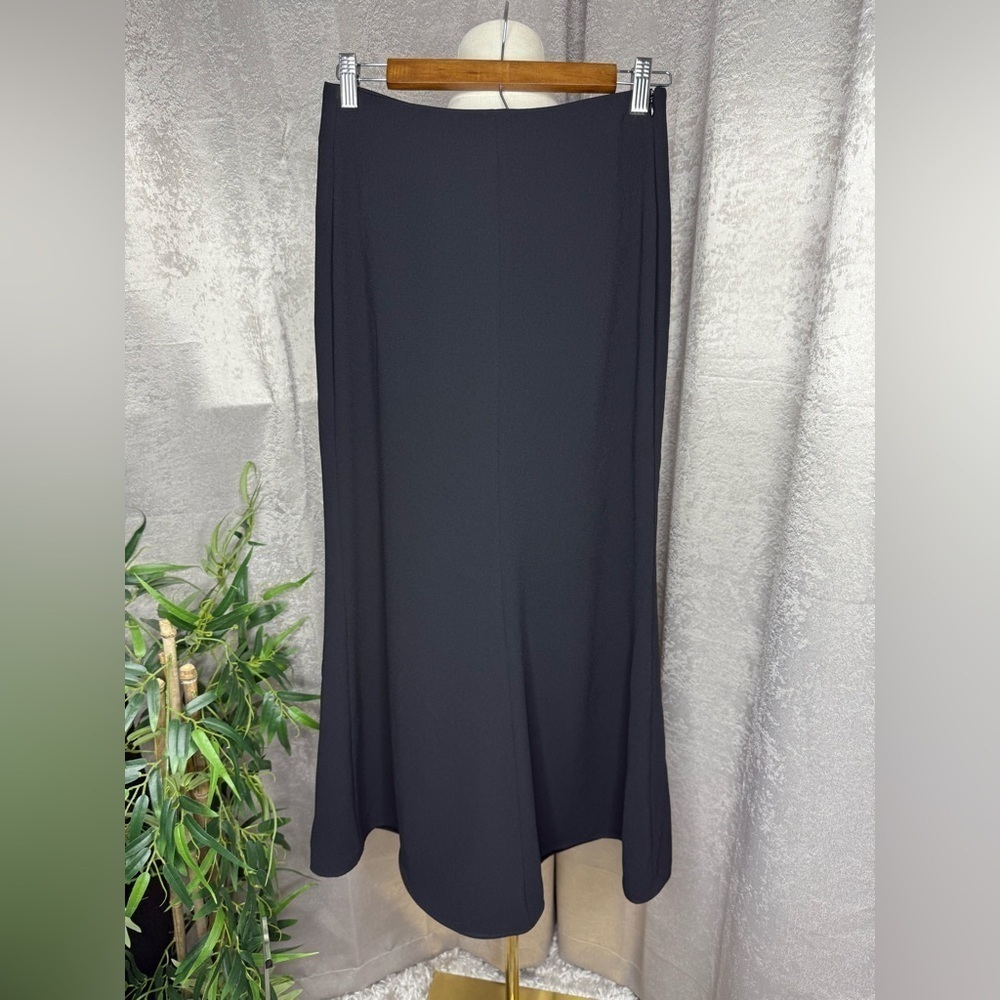 NWT Zara Black Bias Cut Long Maxi Skirt Women’s Sz XS